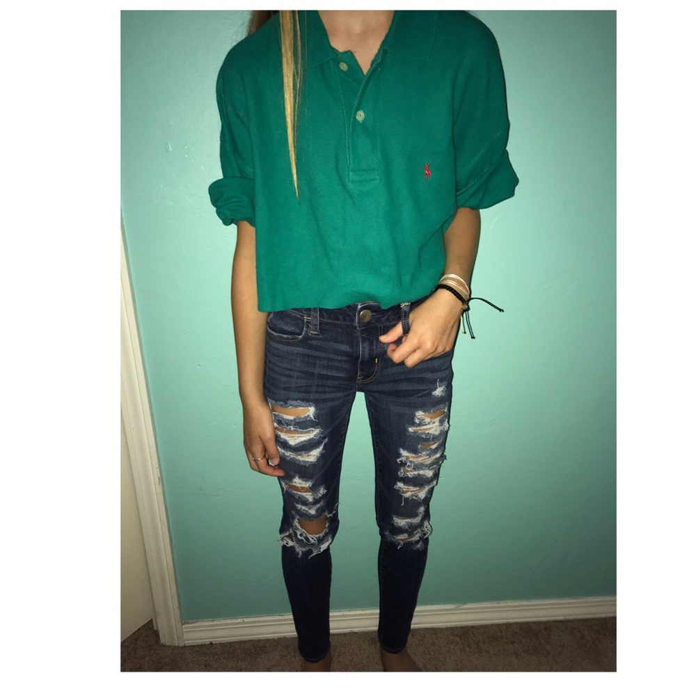 💚 Cropped Polo 💚 - Picture 3 of 7